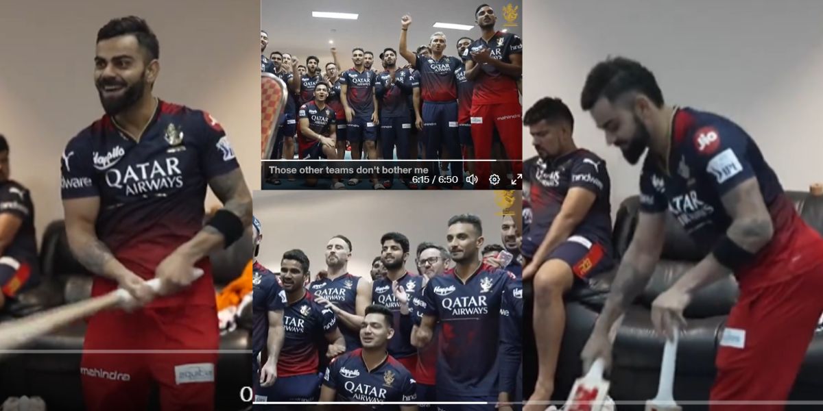 सिराज ने दी Flying Kiss, तो टेंशन में आए मैक्सवेल, Virat Kohli के शतक पर पूरी RCB ने ठोका सलाम, ड्रे...