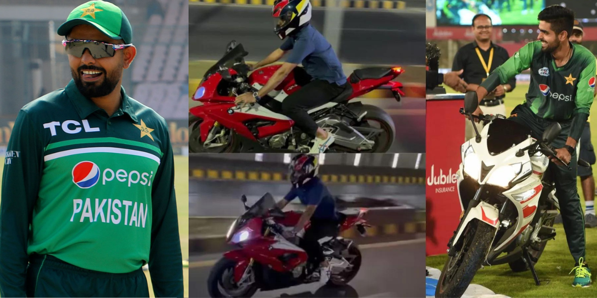 VIDEO: देश में फैली भुखमरी, BMW बाइक की सैर कर रहे हैं बाबर आजम, स्टंट दिखाते हुए वायरल हुआ वीडियो