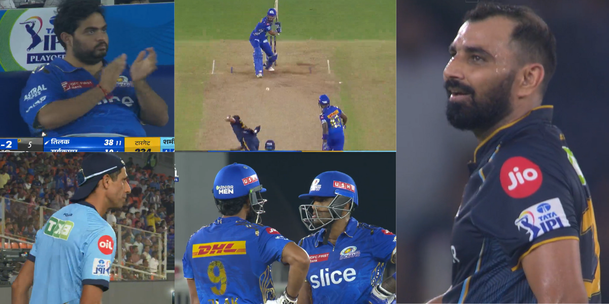 VIDEO: 1 ओवर में 24 रन कूटकर तिलक वर्मा ने शमी के छुड़ाए पसीने, तो आकाश अंबानी ने ठोकी ताली, नेहरा क...