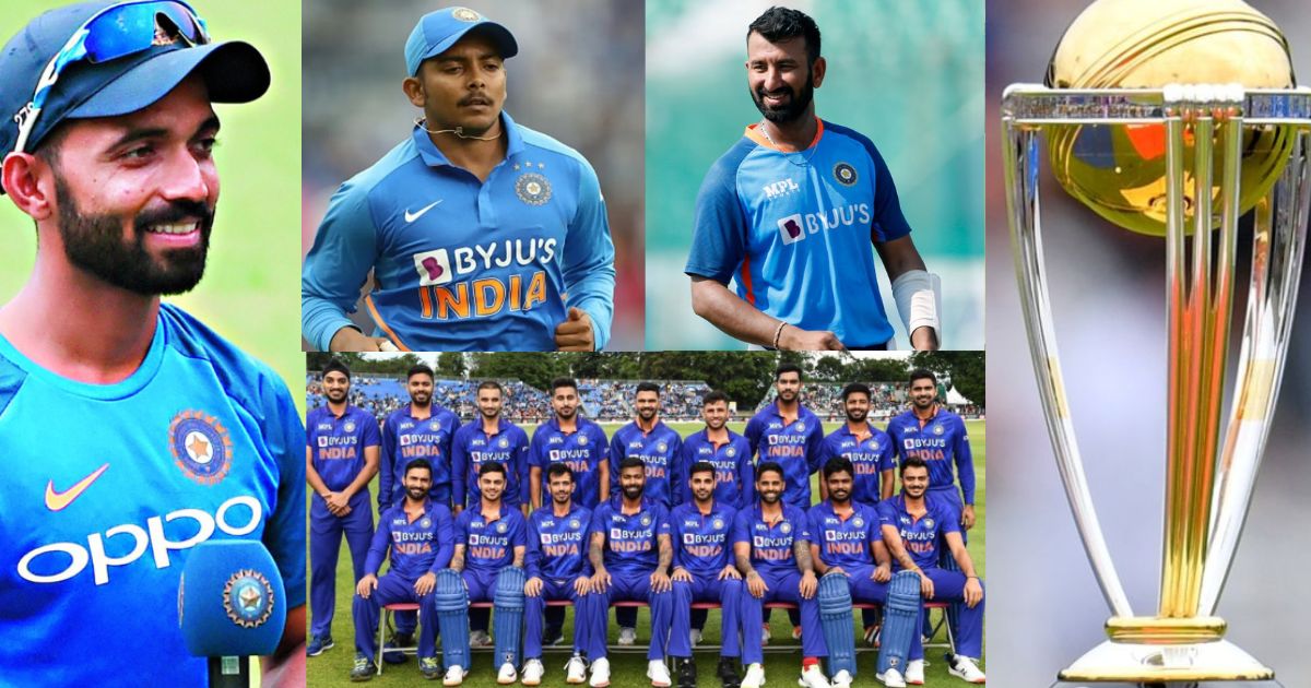 Team India, World Cup 2023, Ajinkya Rahane, Prithvi Shaw