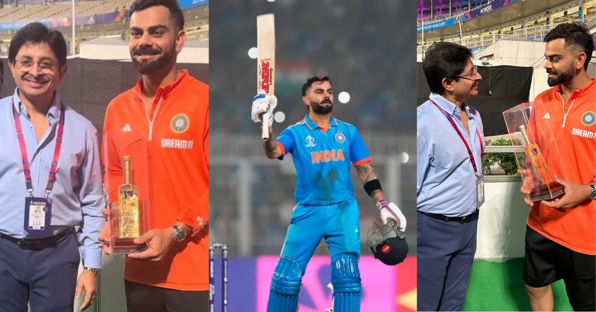 35वें जन्मदिन पर विराट कोहली को मिला सबसे महंगा गिफ्ट, इस शख्स ने तोहफे में दिया सोने का बल्ला, इसके...