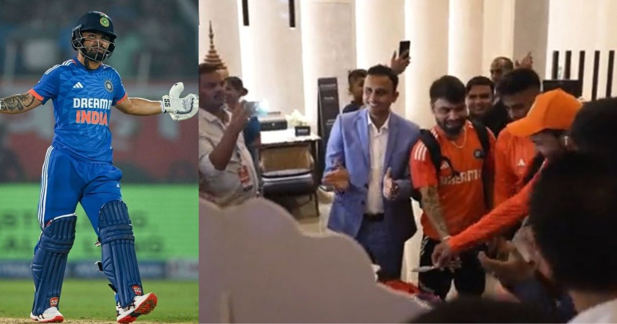 सूर्या ने Rinku Singh को गले से लगाया, फिर केक कटवाया, जीत के बाद टीम इंडिया ने जमकर मनाया जश्न, VID...