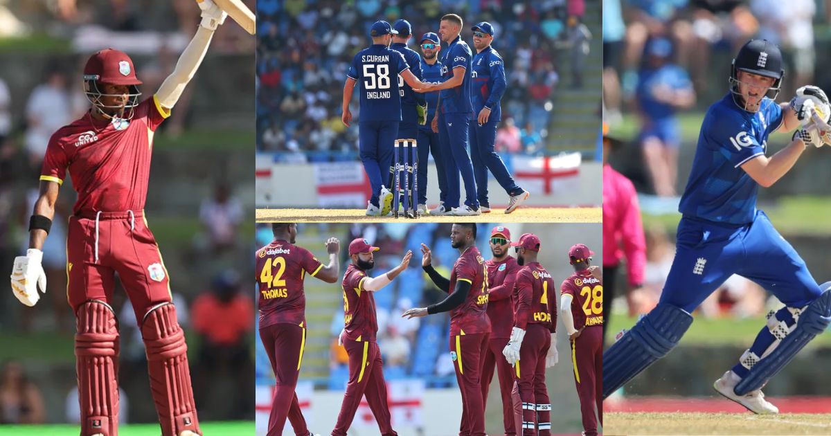 WI vs ENG: 56 चौके-27 छक्के, शाई होप के तूफान के आगे थर-थर कांपे अंग्रेज, वेस्टइंडीज ने इंग्लैंड को...
