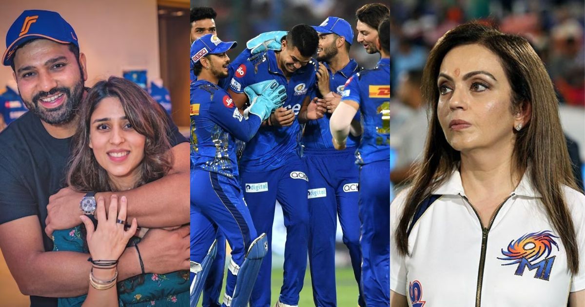 Ritika Sajdeh , rohit sharma, Hardik Pandya, mumbai indians