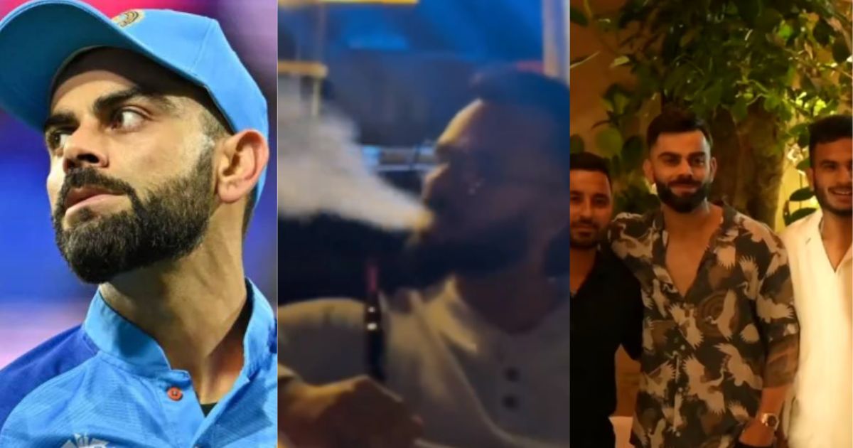 विदेश में जमकर नशेबाजी कर रहे हैं Virat Kohli, वायरल VIDEO देख फैंस के उड़े होश, पकड़ लिया माथा