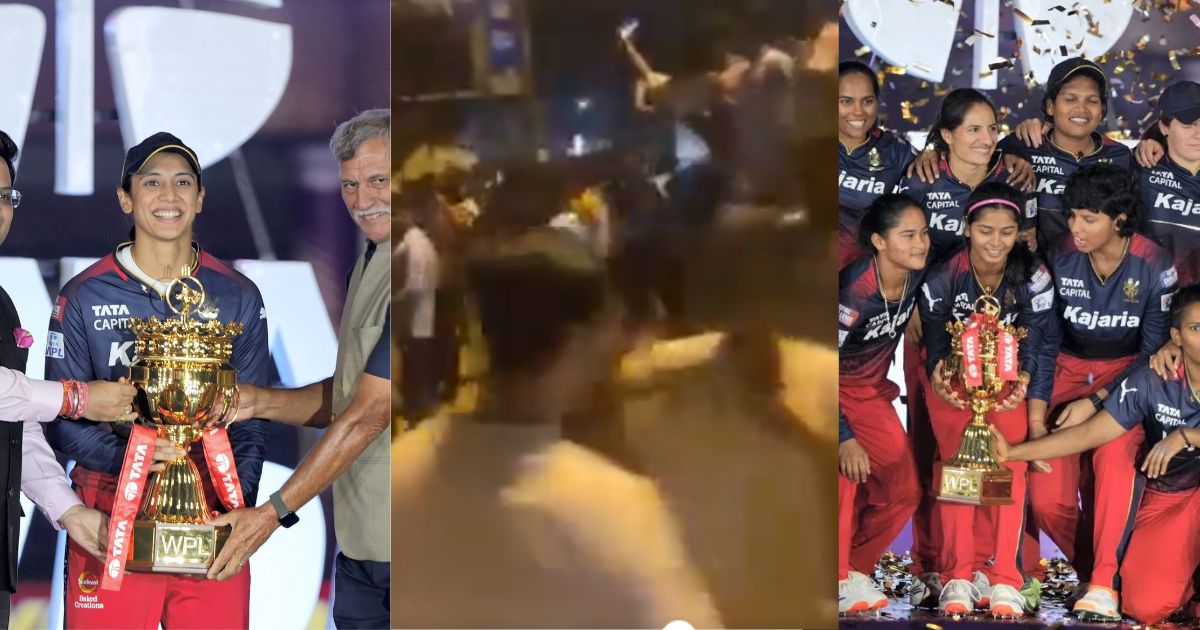 RCB ने जीती WPL 2024 की ट्रॉफी, तो जश्न मनाने सड़क पर उतरे लोगों ने काटा बवाल, VIDEO जमकर वायरल
