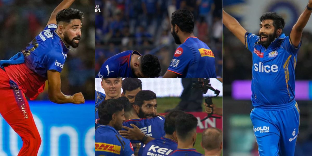 Mohammed Siraj , Jasprit Bumrah , mi vs rcb