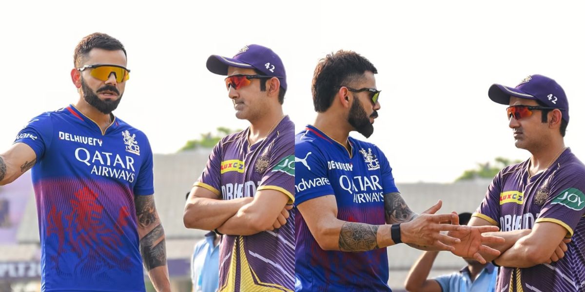 Virat Kohli और Gautam Gambhir के बीच खत्म हुई सारी दुश्मनी, 68 सेकंड के इस VIDEO ने सोशल मीडिया पर ल...