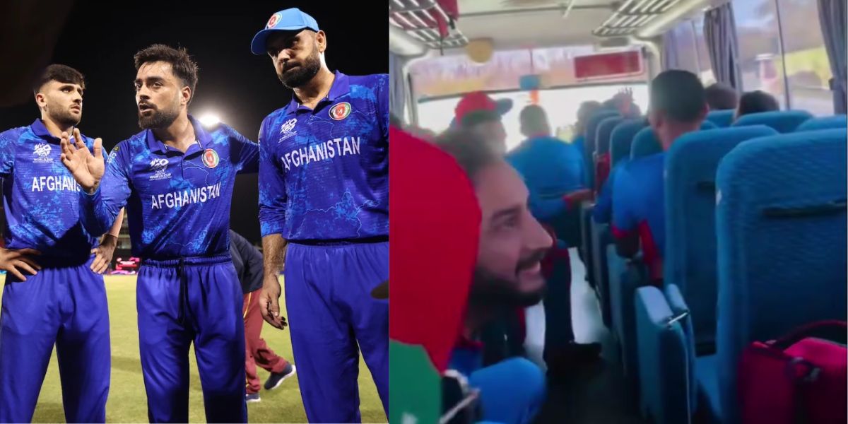 Afghanistan Cricket Team: भारतीय गानों पर झूमे अफगानिस्तान के क्रिकेटर, बस में एक साथ मिलकर ऐसे मनाय...