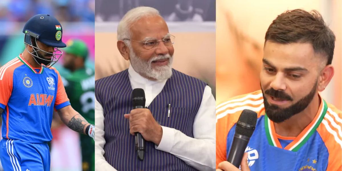 virat kohli , pm modi , t20 world cup 2024