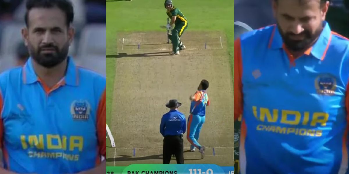 irfan pathan conceded 25 runs in an over against pakistan at world championship of legends 2024