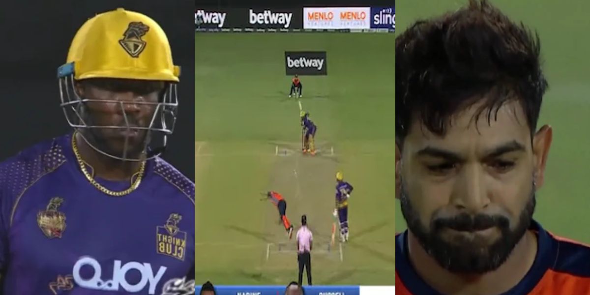 VIDEO: Andre Russell ने उतारा हारिस रउफ का भूत, जड़ डाला 107 मीटर का छक्का, पाकिस्तानी गेंदबाज का लटक...