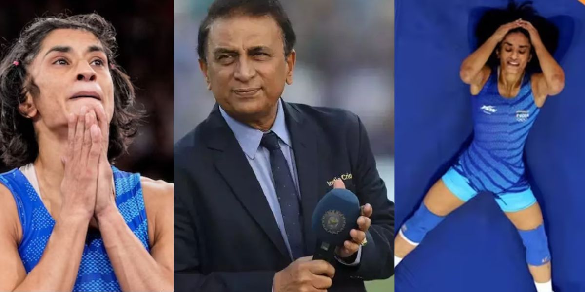 Vinesh Phogat को फाइनल किया गया बाहर, तो भड़के सुनील गावस्कर, बोले - "उन्हें ऐसे तो मत छोड़ना..."