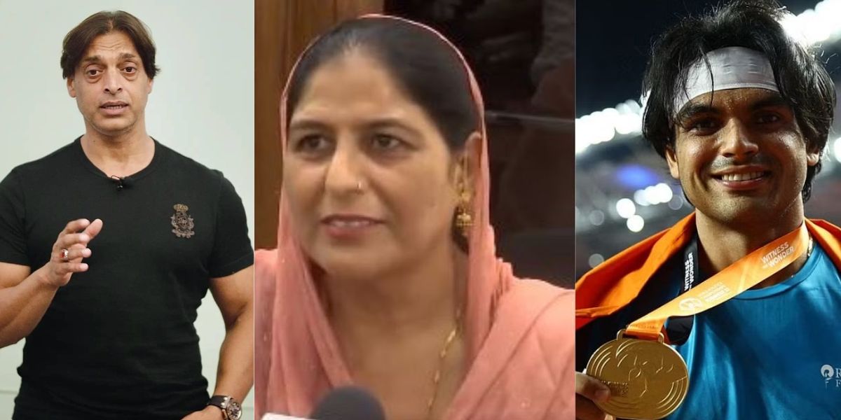 Shoaib Akhtar, Neeraj Chopra , Saroj devi