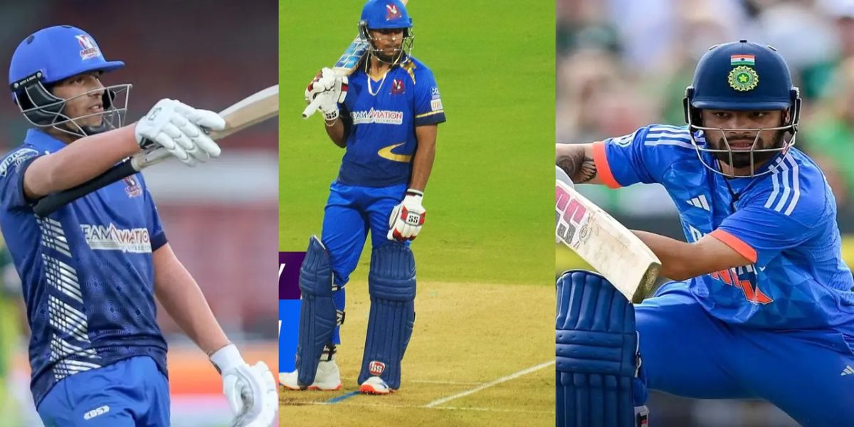 Swastik Chikara , kashi Rudras , rinku singh , Meerut Mavericks