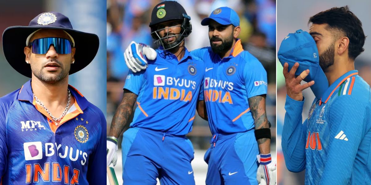 Virat Kohli , Shikhar Dhawan , team India