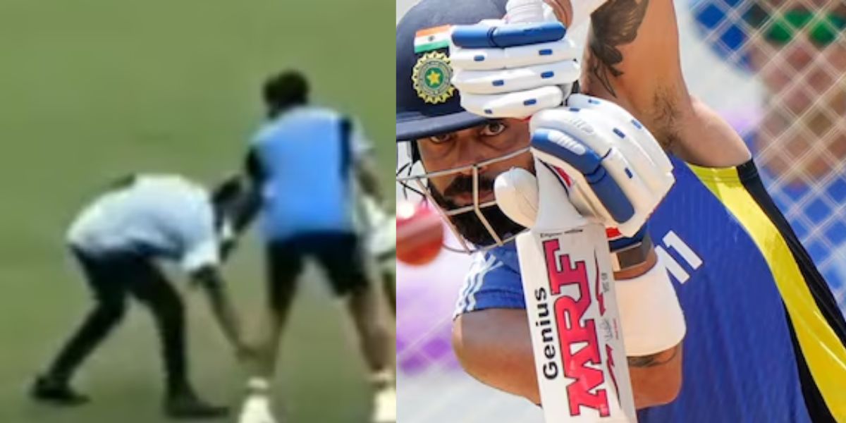 VIDEO: कानपुर में दिखा गजब नजारा, Virat Kohli के पैर छूने आया ग्राउन्ड स्टाफ, तो किंग ने ऐसे किया रि...