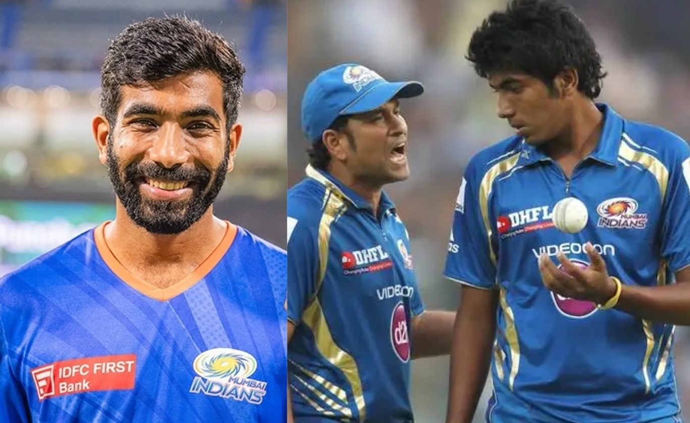 Jasprit Bumrah , Sachin Tendulkar, mumbai indians