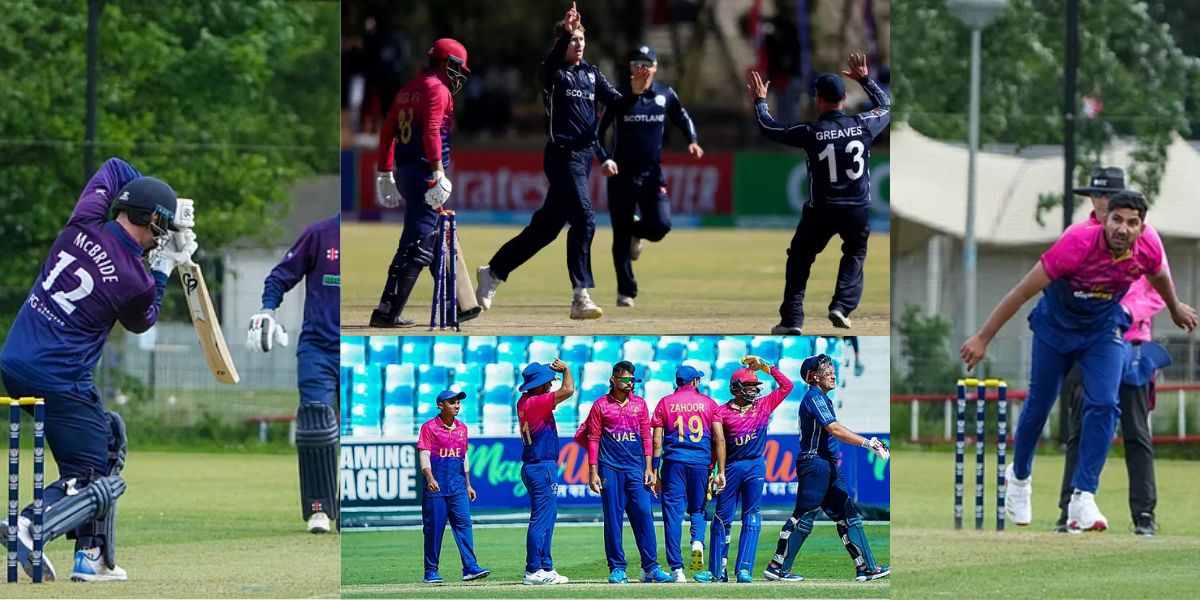 United Arab Emirates cricket team ,  scotland cricket team,  UAE vs SCO,  ICC Cricket World Cup League  2023-27