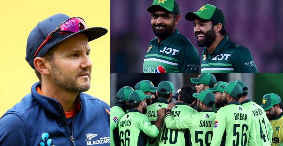 Mike Hesson, Babar Azam,  Mohammad Rizwan ,  pakistan cricket team