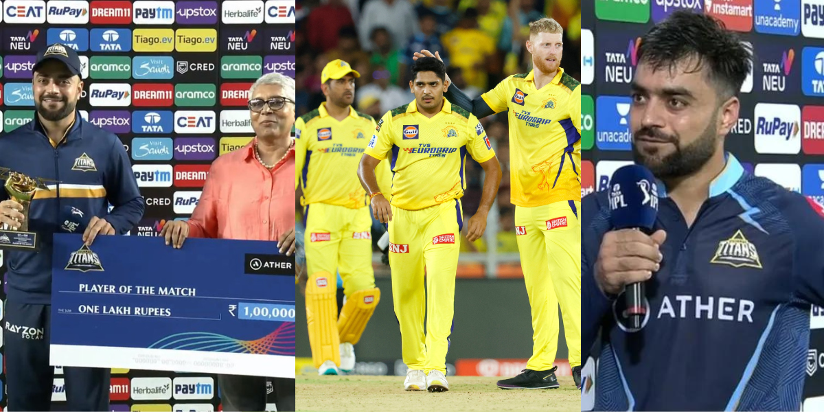 CSK को हराकर ज़मीन पर नहीं टिक रहे राशिद खान के पैर, घमंड में दिया ऐसा बयान