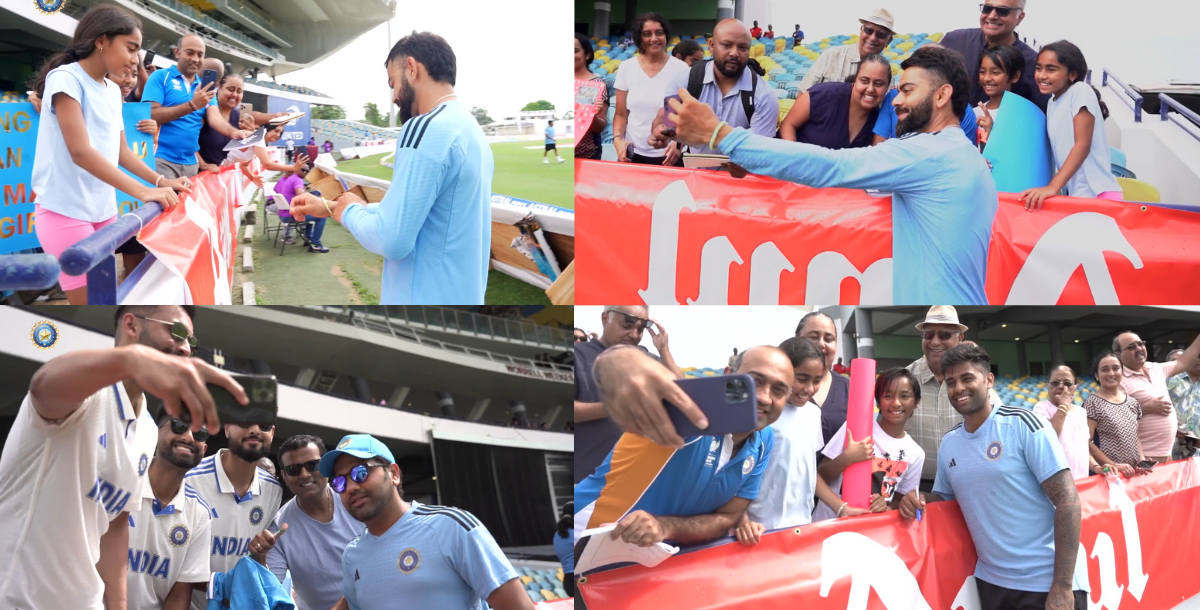 VIDEO Fan girl gave precious gift to Virat Kohli in West Indies in 2nd odi