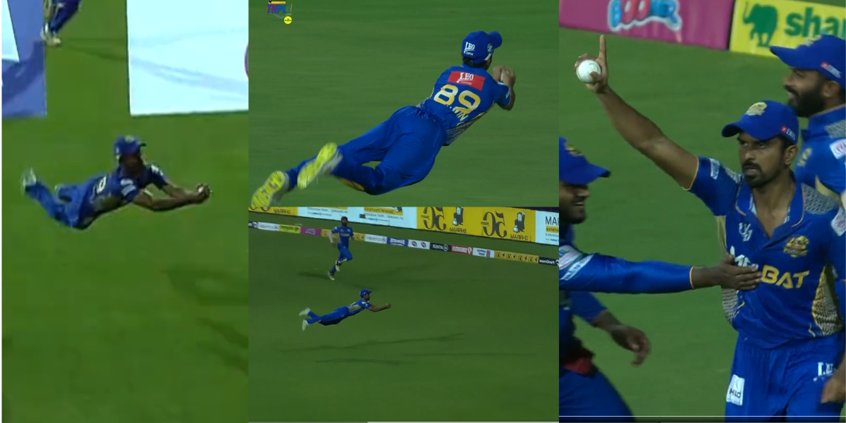 VIDEO Murugan Ashwin caught amazing catch in tnpl 2023