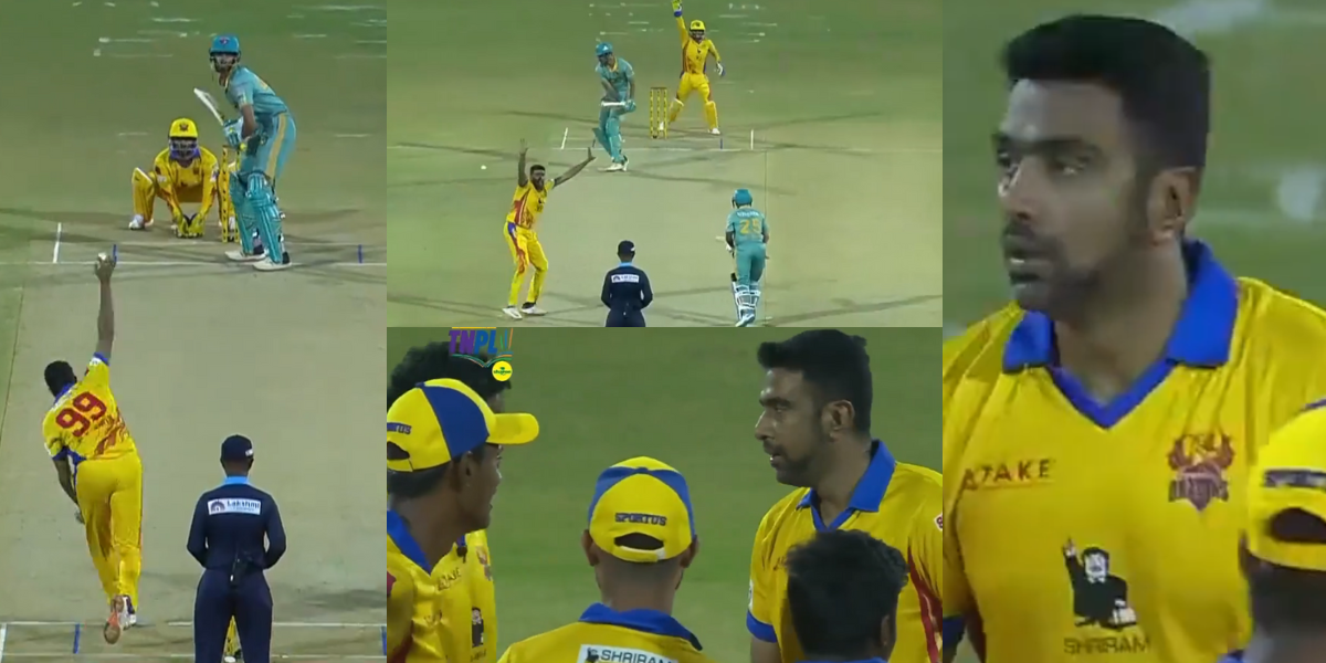VIDEO R Ashwin took 2 wickets in 2 balls in TNPL 2023