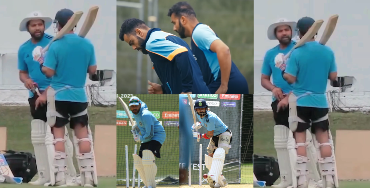 VIDEO Rohit Sharma-Virat Kohli came together after a long time on the net