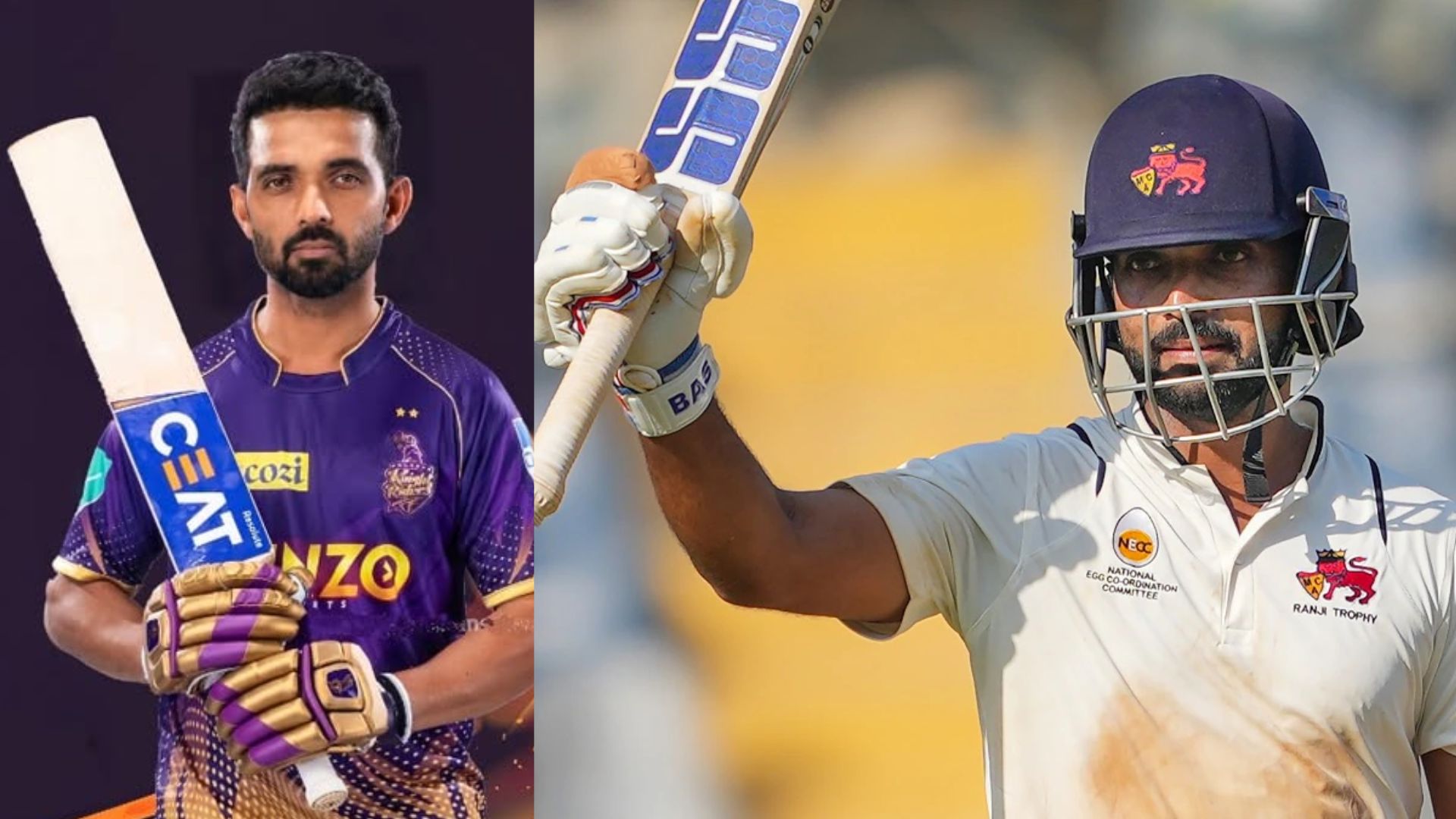6,6,6,6,4,4,4…, KKR से जुड़े अजिंक्य रहाणे का भौकाल, मचाया हाहाकार, 11 चौके- 3 छक्के की मदद से ठोक ड...