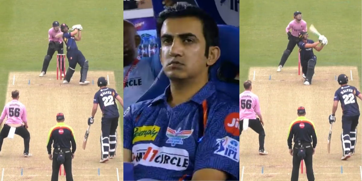 Video Gautam Gambhir ignored, now Daniel Sams hit 8 sixes in 8 balls