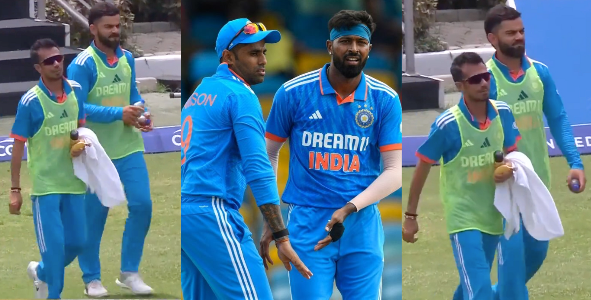 Video Hardik Pandya made Virat Kohli the water boy in the 2nd ODI against West Indies