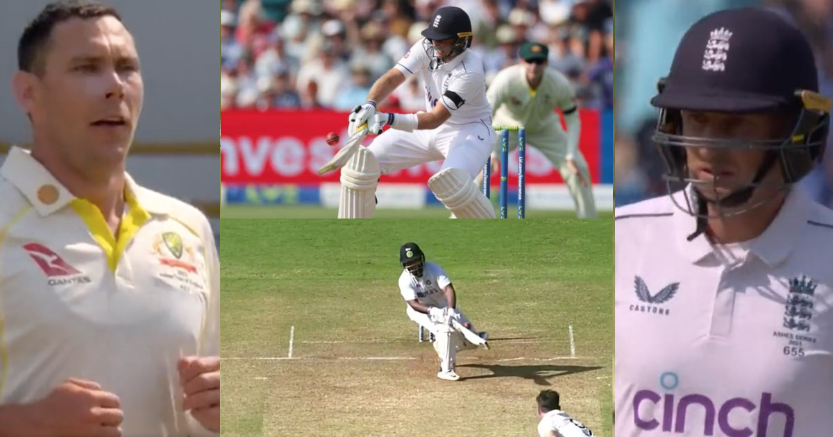 Video Joe Root reverse shot off Scott Boland like Rishabh Pant
