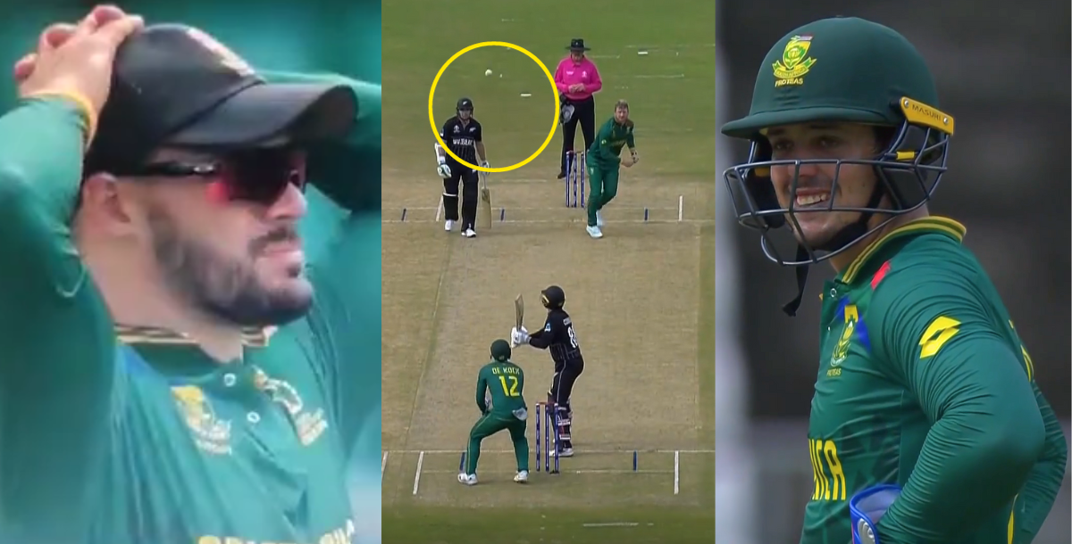 Video South African bowler Heinrich Klaasen bowled such a ball in nz vs sa match that Quinton de Koc...