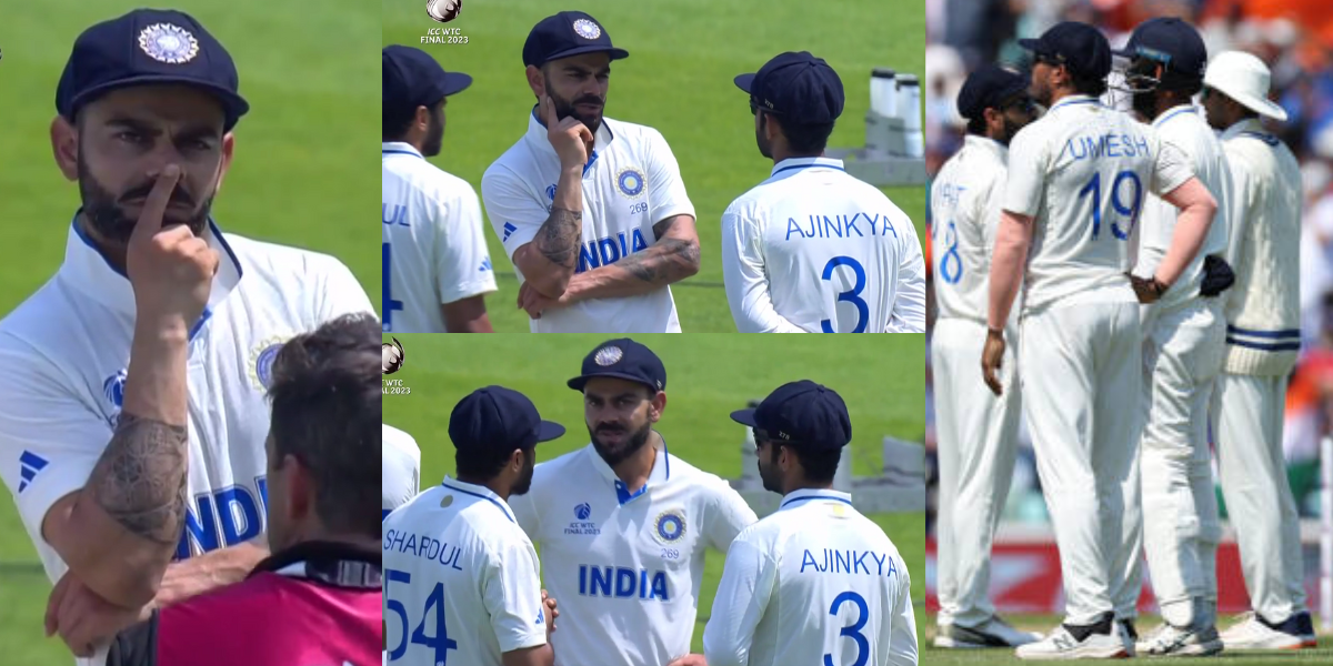 Video Virat Kohli had a meeting with Ajinkya Rahane after the loss in the WTC final 2023
