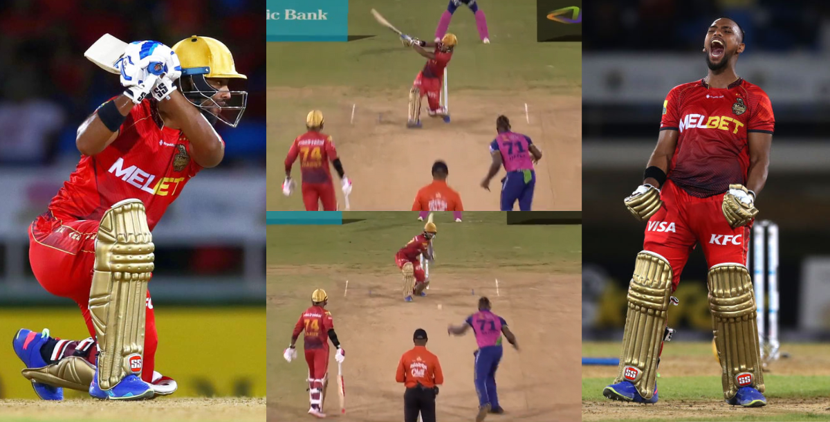 Video nicholas pooran hit century in cpl 2023 against barbados royals