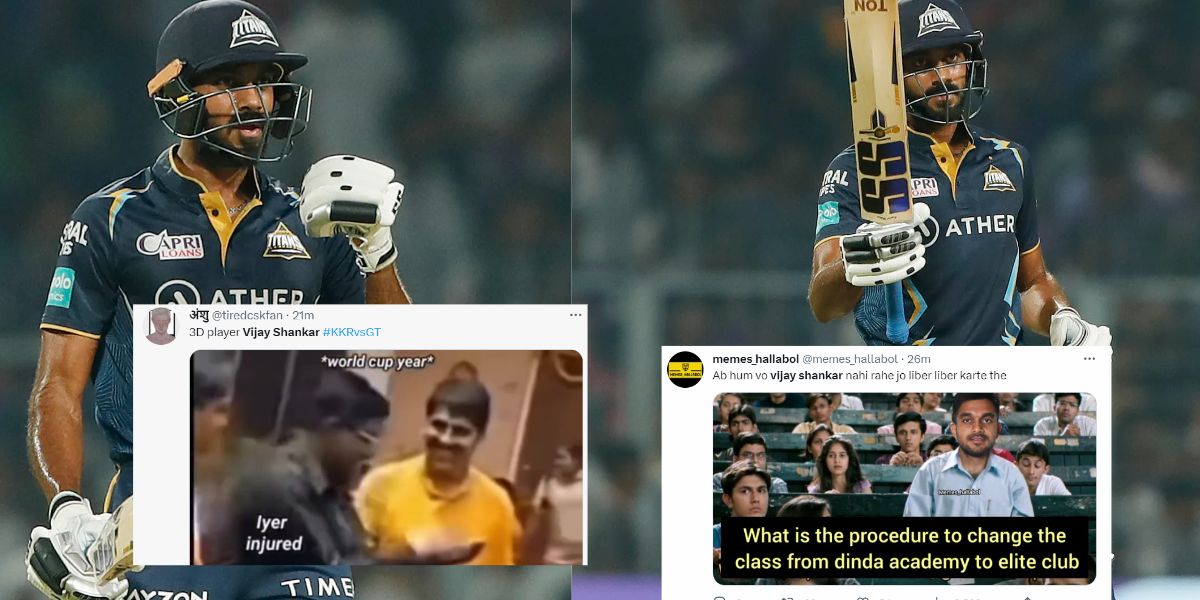 Vijay Shankar की तूफ़ानी फिफ्टी ने गुजरात को दिलाई जीत, तो सोशल मीडिया पर आई मीम्स की बाढ़