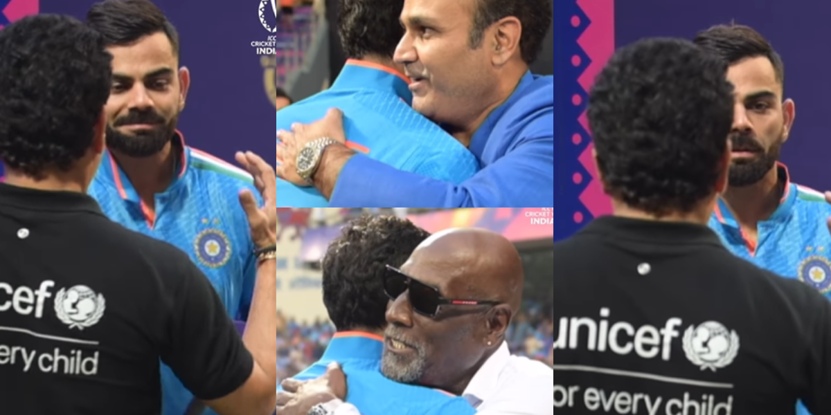सचिन को देखते ही Virat Kohli की आंखों में आई चमक, 50वें ODI शतक के बाद मिले दोनों दिग्गज, VIDEO वायर...