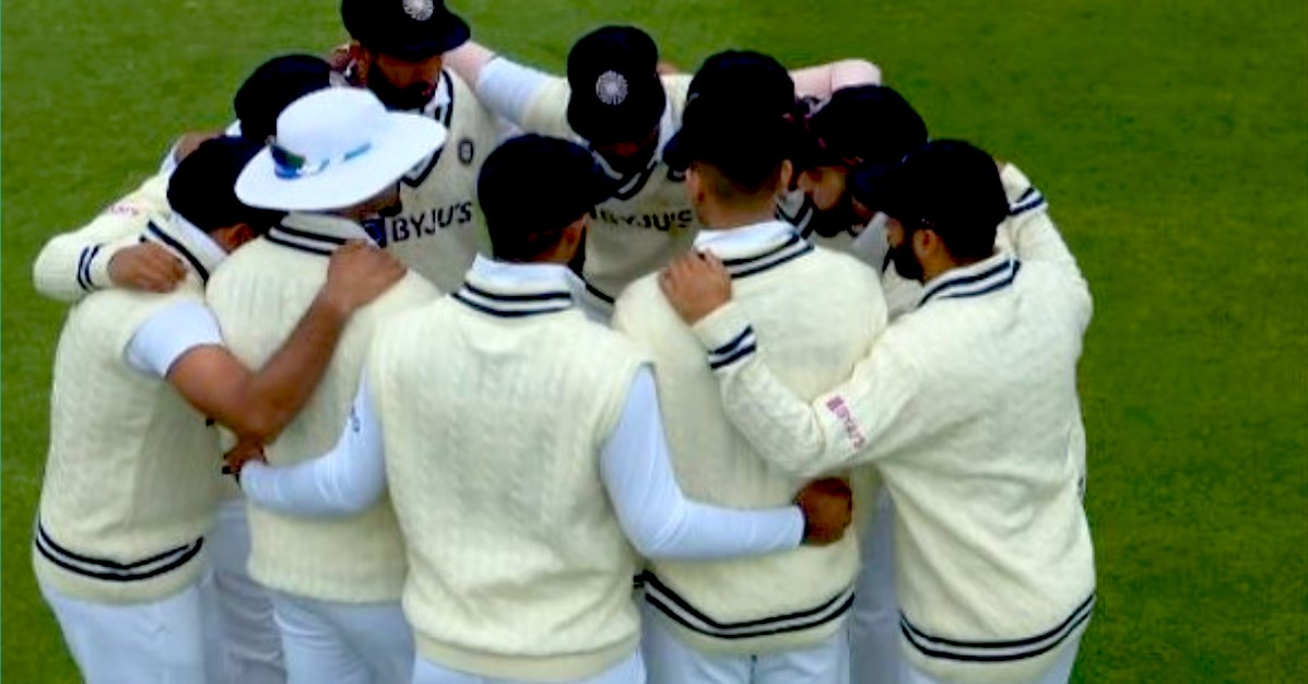 Virat Kohli Address Team Huddle - ENG vs IND 1