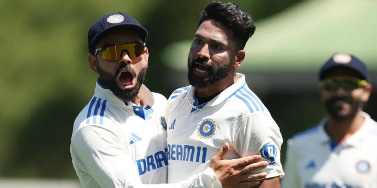 Virat Kohli Mohammed Siraj Virat Kohli Mohammed Siraj