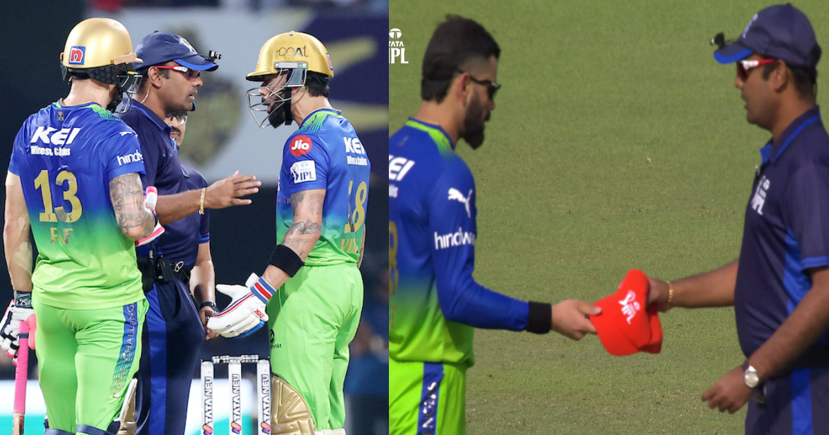 KKR vs RCB: अंपायर से लड़ाई से पहले ये हरकत कर बैठे थे Virat Kohli, NO-BALL विवाद के बाद मचा बवाल