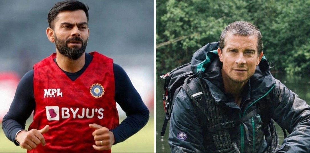 Virat Kohli and Bear Grylls