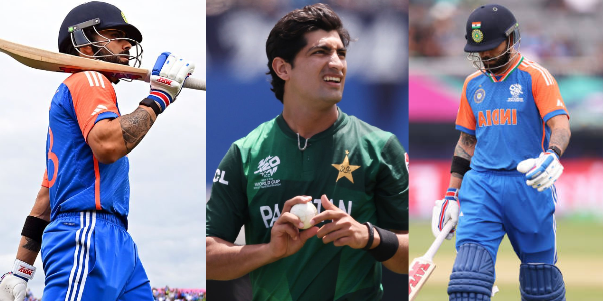 Virat Kohli congratulated enemy bowler Saurabh Netravalkar for taking his wicket in t20 world cup 20...