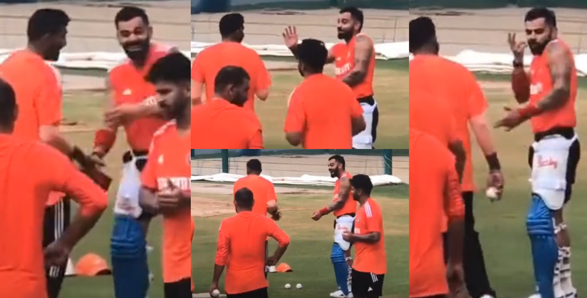 Virat Kohli made fun of Jasprit Bumrah's bowling during practice video goes viral