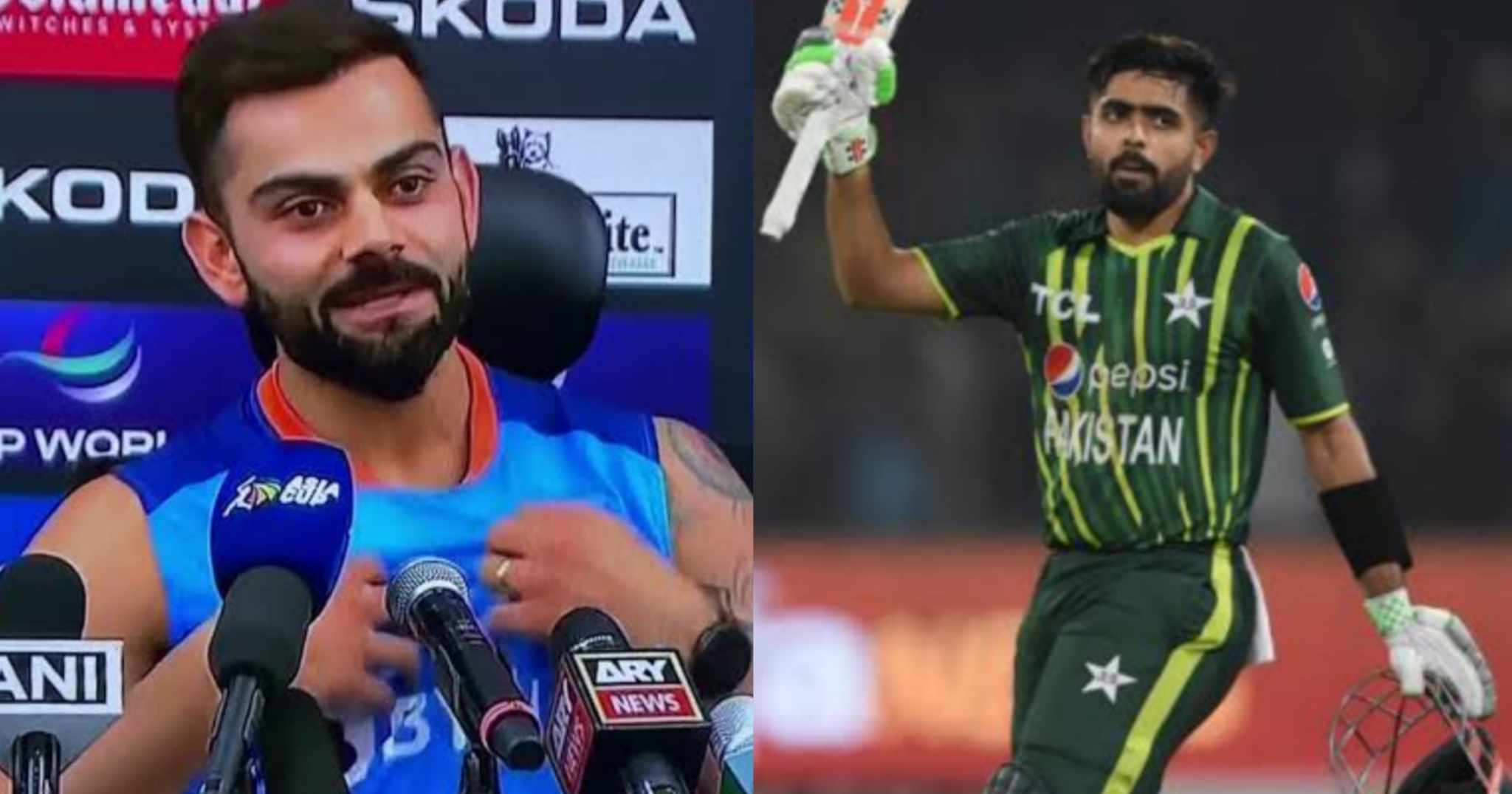 Virat Kohli praised Babar Azam and called him the king of all three formats of cricket