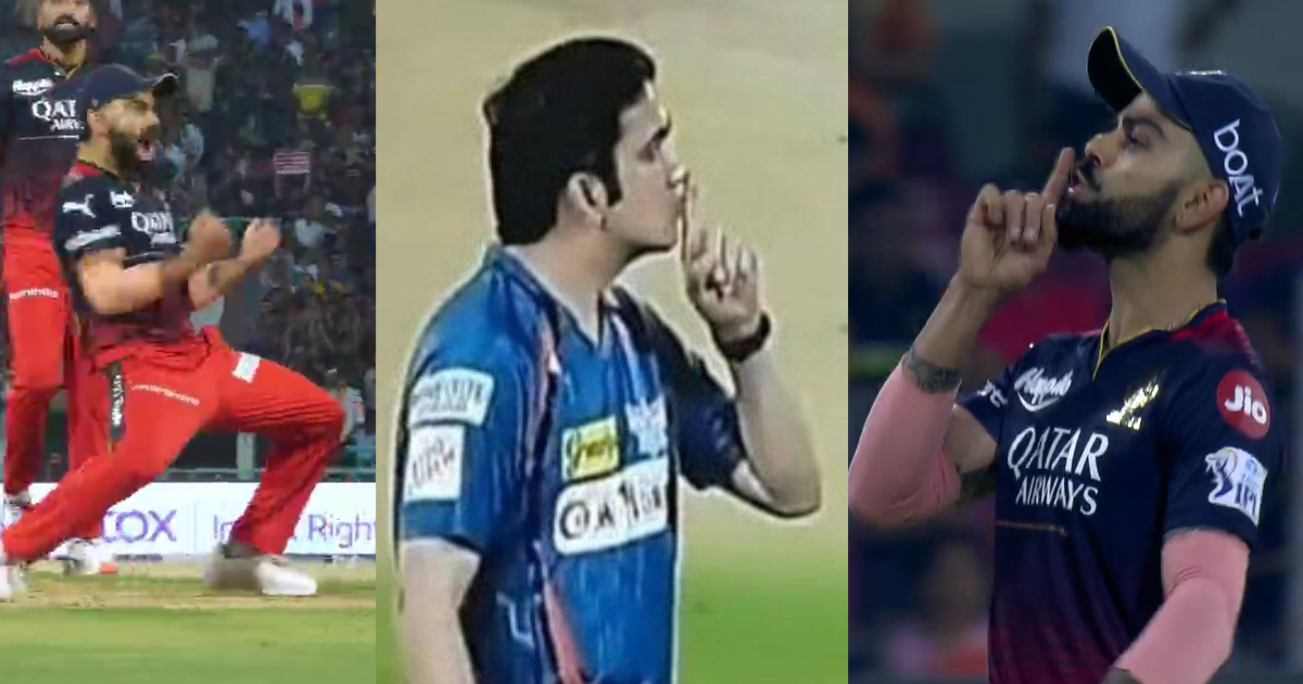 Virat Kohli ने गौतम गंभीर से हिसाब किया बराबर, लखनऊ में लिया बैंगलोर में हुई बेइज्जती का बदला, VIDEO...