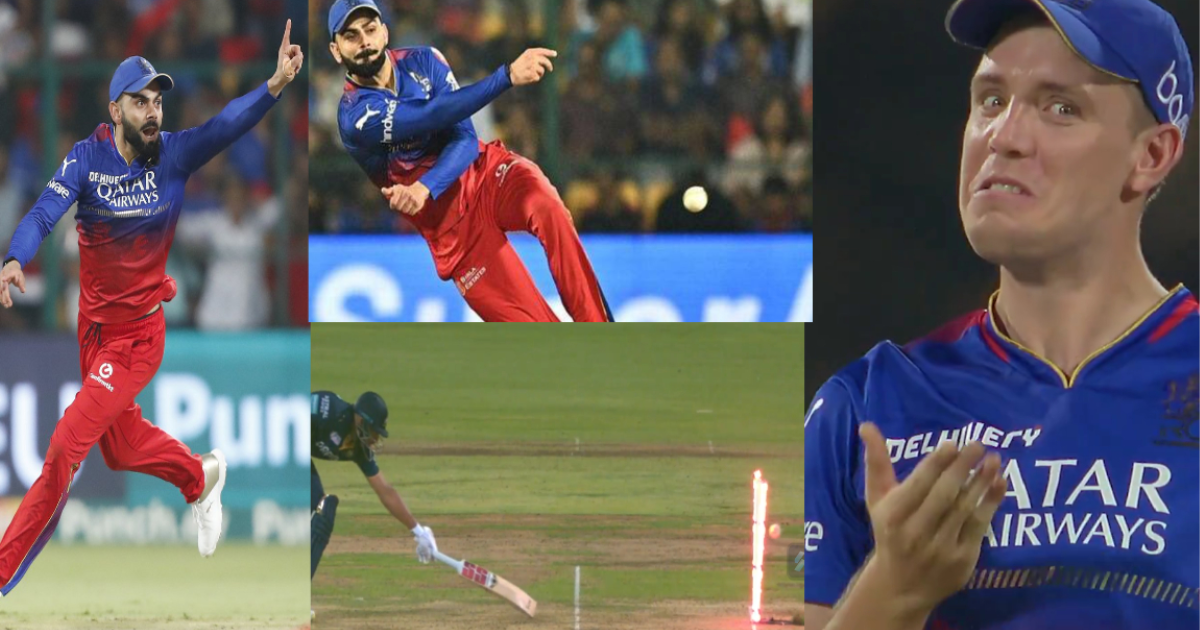 VIDEO: चीते की चाल, बाज सी नजर,Virat Kohli ने बिजली की रफ्तार से शाहरुख को किया RUN-OUT, ग्रीन के रि...