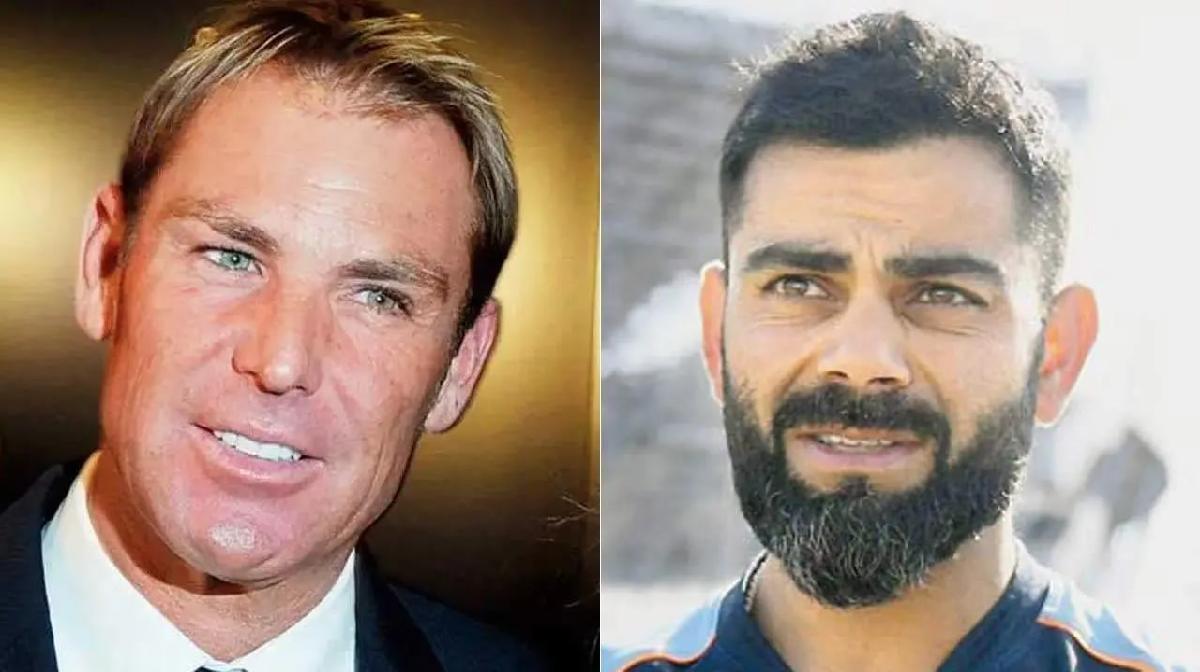 Virat kohli said that he always tried to copy shane warne bowling action