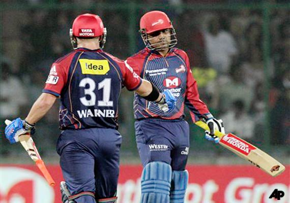 Virender Sehwag and David Warner
