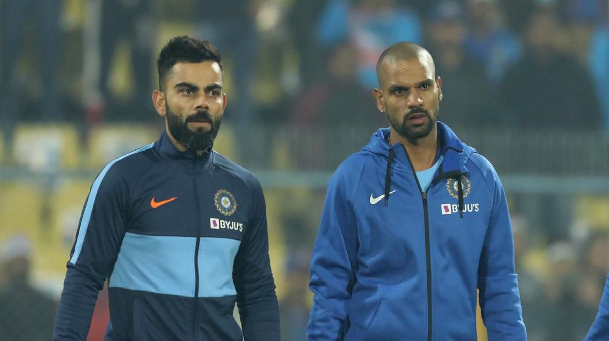 Vitrat Kohli-shikhar dhawan